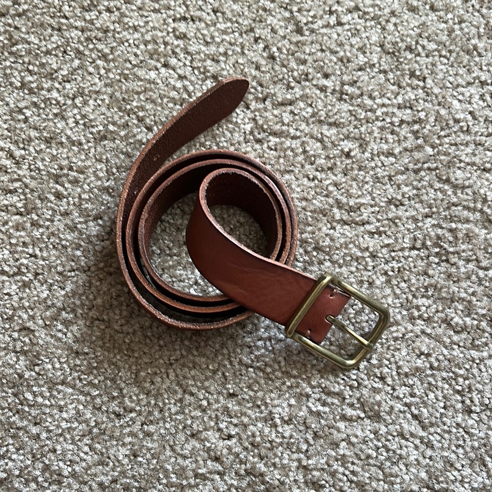 Gap Cognac Brown Leather Belt Size M